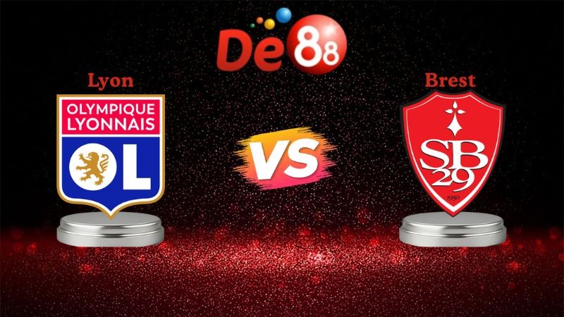 DE88 Soi kèo Lyon vs Brest 02h45 ngày 19/01/2026 - Ligue 1