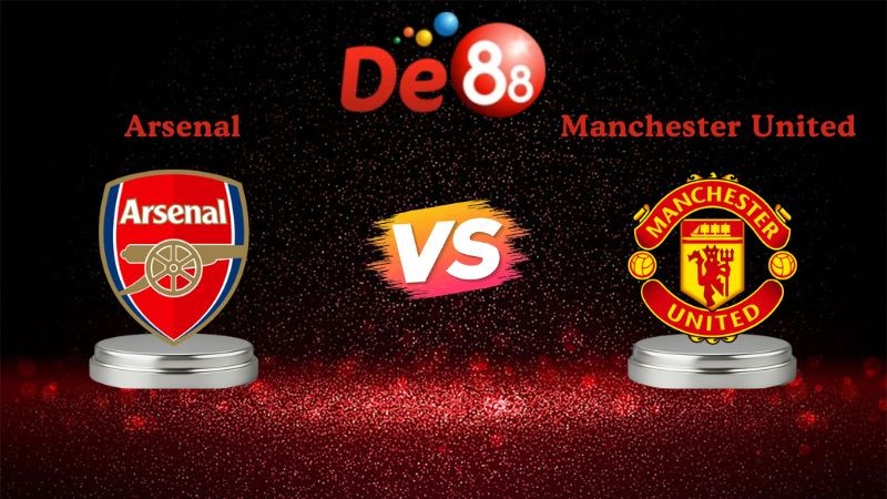 DE88 Soi kèo Arsenal vs Manchester United 23h30 ngày 25/01/2026 - Ngoại Hạng Anh