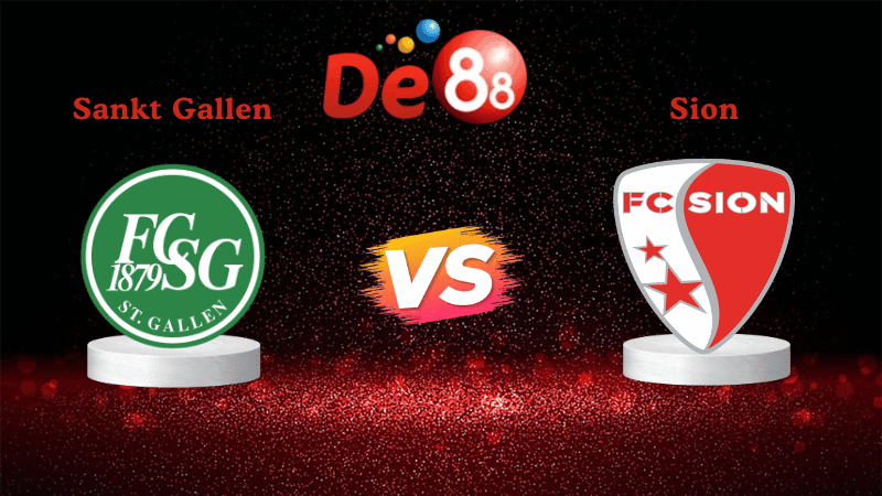 DE88 Nhận đinh soi kèo Sankt Gallen vs Sion 02h30 ngày 17/12/2025 - Siêu Giải Thụy Sỹ
